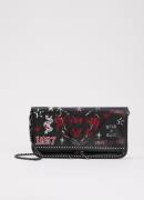 Zadig&Voltaire Rock Punk clutch van leer met afneembare schouderriem