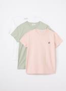 Moncler T-shirt met logoborduring