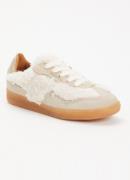 Steve Madden Jemporia sneaker van leer met teddy