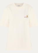 Carhartt WIP T-shirt van katoen met logoborduring
