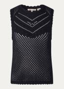 Levi's Adrienne top met opengewerkt dessin