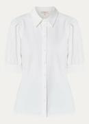 Claudia Sträter Blouse van jersey met kraag