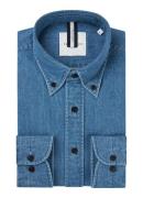 Profuomo Regular fit overhemd van denim