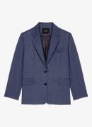 Maje Blazer in wolblend met strass