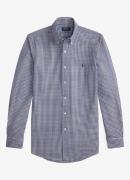 Ralph Lauren Custom fit overhemd met ruitdessin en logoborduring