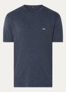 Denham T-shirt met logoborduring