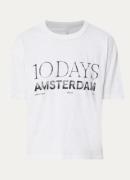 10DAYS T-shirt met logoprint