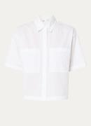 Levi's Harlie cropped blouse met borstzakken