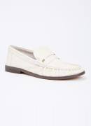 Dune London Grisella loafer van leer