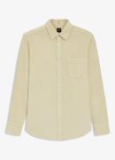 BOSS Regular-fit overhemd van katoenen corduroy