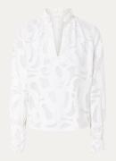 alchemist Ella semi-transparante tuniek met borduring