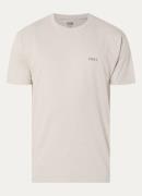 Obey Peace & Justice T-shirt met logo- en backprint