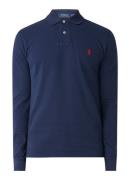 Ralph Lauren Slim fit polo van piqué katoen met lange mouw