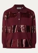 Essentiel Antwerp Illuminati polo met pailletten