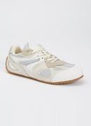 Axel Arigato Slow runner sneaker van leer met details van suède en nub...