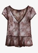 Tommy Hilfiger Top van kant met volant