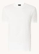 Armani T-shirt met structuur en stretch