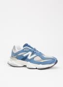 New Balance 9060 sneaker van suède met mesh details
