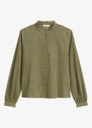 Marc O'Polo Denim Oversized blouse met gemêleerd dessin