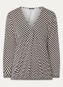 OPUS Sannah top met grafische print