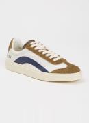 Dsquared2 Rider sneaker van kalfsleer met suède details