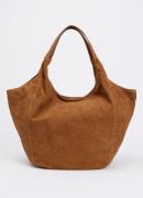 SAMSØE SAMSØE Cima schoudertas van suède