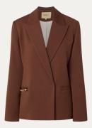 JOSH V Deacon blazer met schoudervulling en paspelzakken
