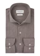 Profuomo Slim fit overhemd met dubbele manchet