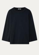 American Vintage Fizvalley oversized longsleeve met ronde hals