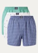 Ralph Lauren Boxershorts met logo in 3-pack