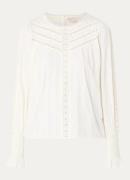 Fabienne Chapot Laila top met opengewerkt dessin