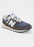 New Balance 574 sneaker met suède details