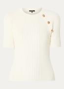 NIKKIE Lahore top met ribstructuur