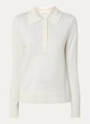 Selected Thea fijngebreide trui van merino wol