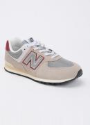 New Balance 574 sneaker met suède details