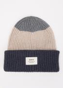 Barts Rylan ribgebreide muts met logo