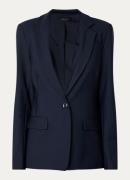 Claudia Sträter Blazer van travelstof met klepzakken en stretch