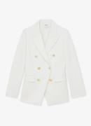 Reiss Lily double-breasted blazer in wolblend met klepzakken