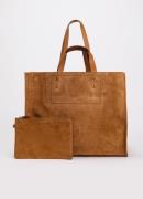 Jérôme Dreyfuss Léon shopper van kalfssuède