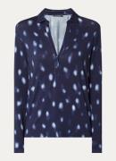 River Woods Longsleeve met polokraag en print