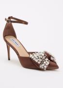 Steve Madden Lumma sandalette met strass en strik detail