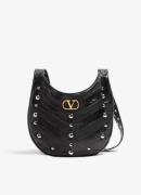 Valentino Garavani Hoboho Small schoudertas van lamsleer met studs
