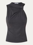 SAMSØE SAMSØE Susy tanktop met geknoopt detail