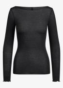 SKIMS Sheer Modal semi-transparante longsleeve in kasjmierblend