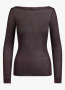 SKIMS Sheer Modal semi-transparante longsleeve in kasjmierblend
