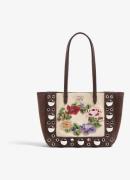 Valentino Garavani Shopper van suède met kralendecoratie