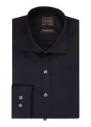 Oscar Jacobson Slim fit strijkvrij overhemd met cut away kraag