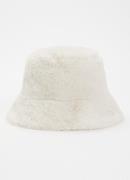 Beaumont Bo bucket hoed van imitatiebont