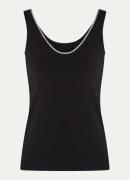 Summum Tanktop met lurex