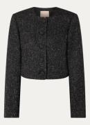 JOSH V Remi cropped blazer met lurex